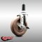Service Caster 5 Inch 316SS High Temp Glass Filled Nylon 1-1/4 Inch Stem Caster with Brake SCC SCC-SS316EX20S514-GFNSHT-TLB-114 - alternate 2